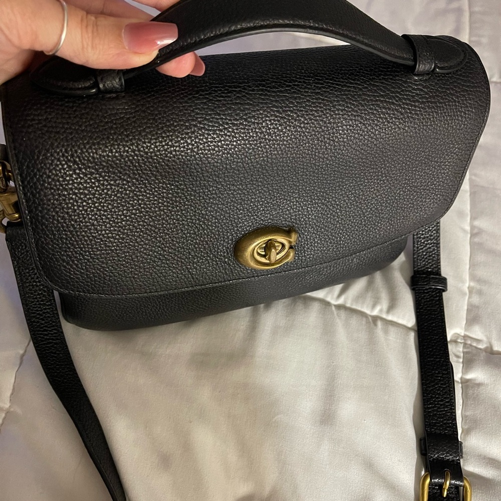COACH Cassie Crossbody Polished Pebble Leather